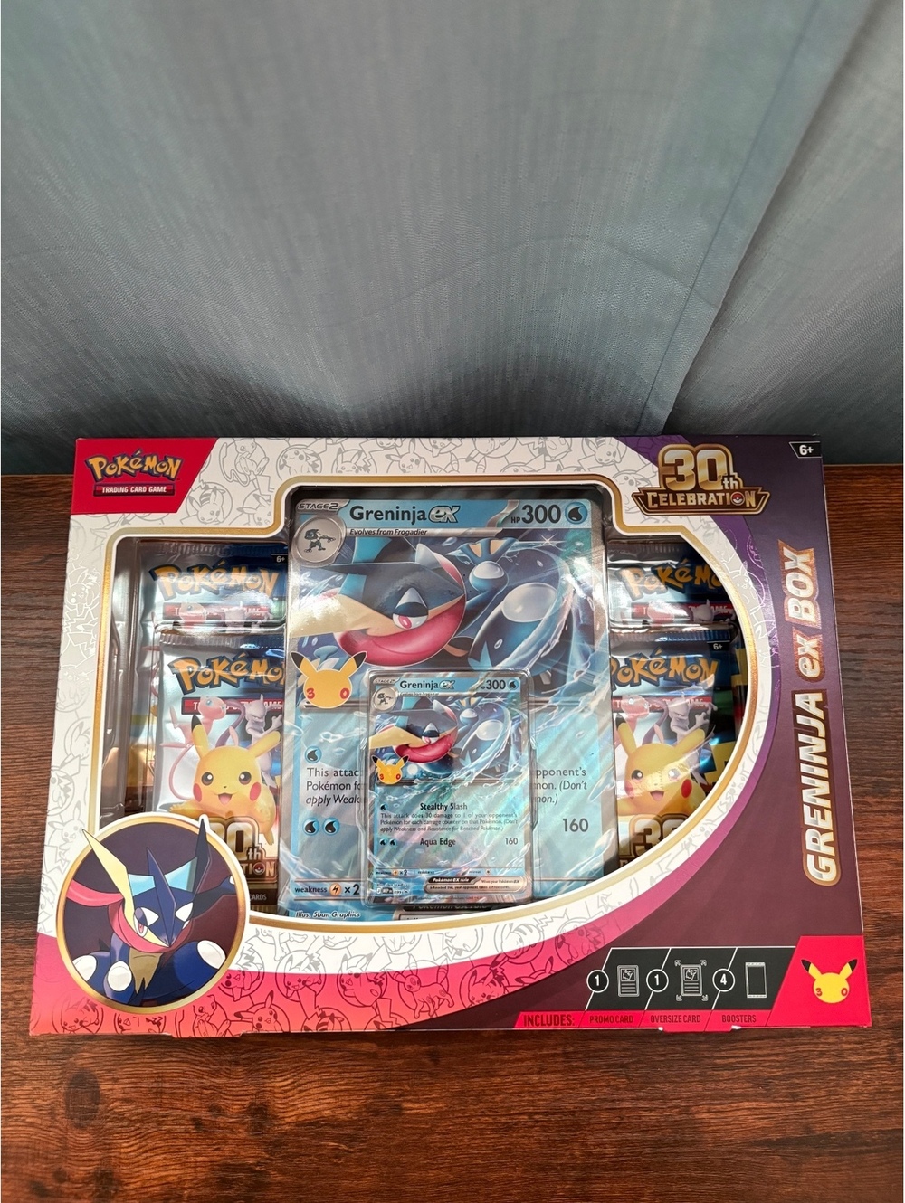 Pokemon 30th Celebration Greninja EX Box Trading Card Game Set